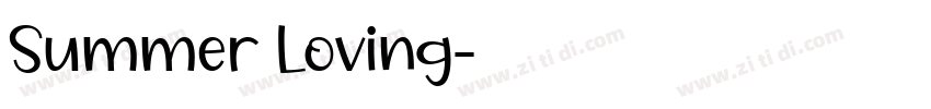 Summer Loving字体转换